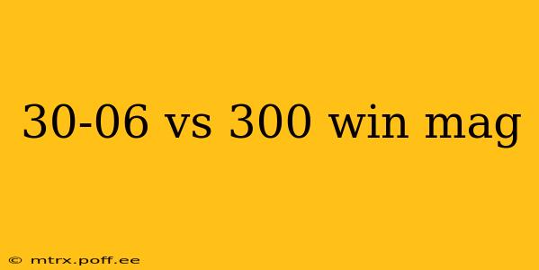 30-06 vs 300 win mag
