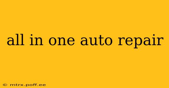 all in one auto repair