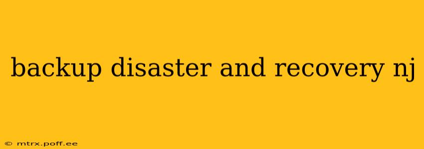 backup disaster and recovery nj
