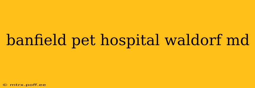 banfield pet hospital waldorf md
