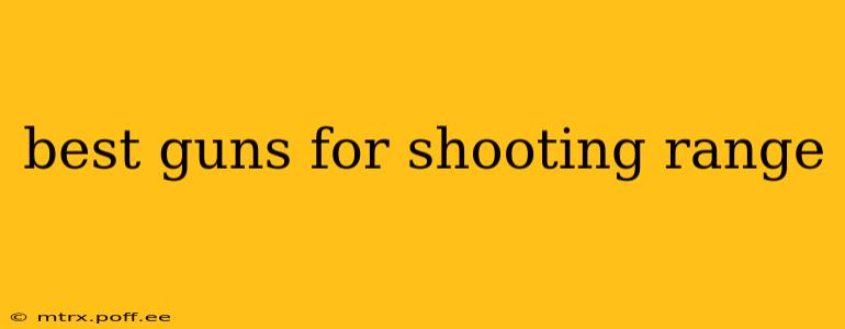 best guns for shooting range