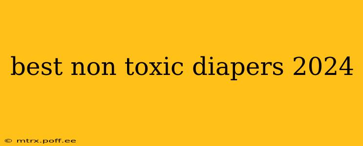 best non toxic diapers 2024