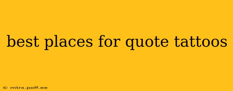best places for quote tattoos