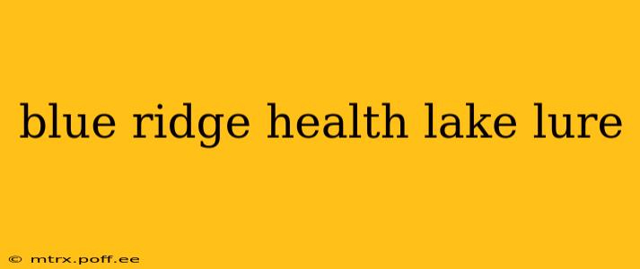 blue ridge health lake lure
