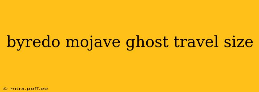 byredo mojave ghost travel size