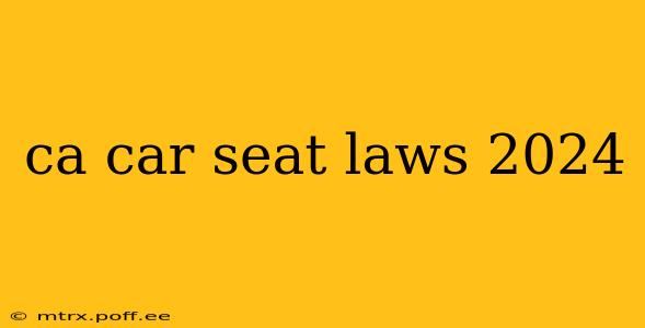 ca car seat laws 2024