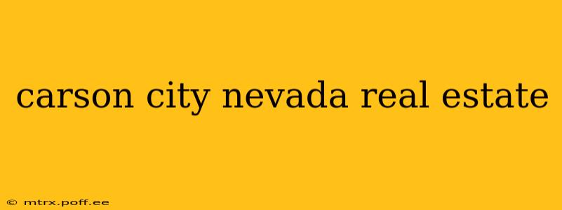 carson city nevada real estate