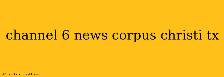 channel 6 news corpus christi tx