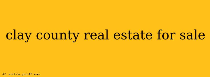 clay county real estate for sale