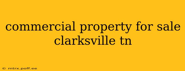 commercial property for sale clarksville tn