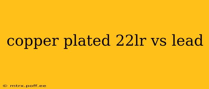 copper plated 22lr vs lead