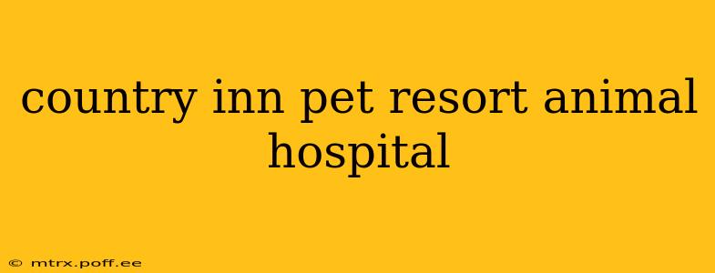 country inn pet resort animal hospital
