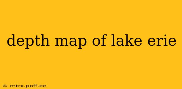 depth map of lake erie