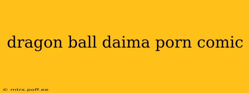 dragon ball daima porn comic