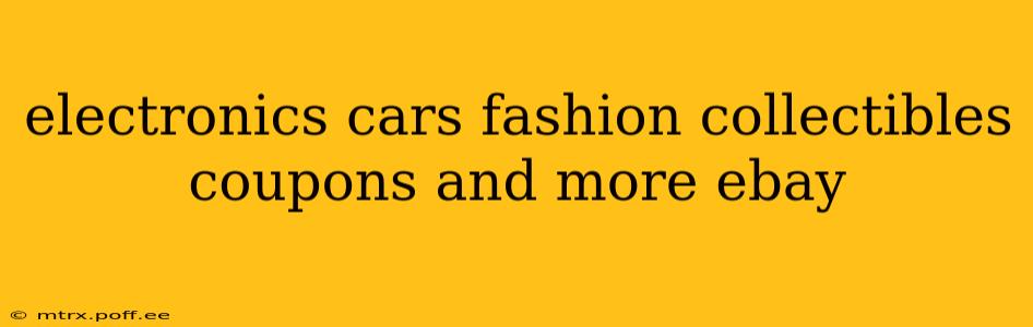 electronics cars fashion collectibles coupons and more ebay