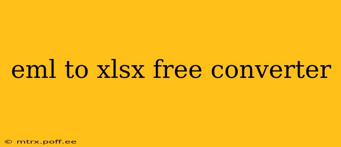 eml to xlsx free converter