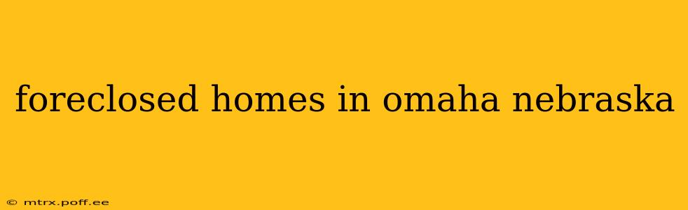 foreclosed homes in omaha nebraska