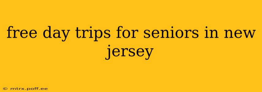 free day trips for seniors in new jersey