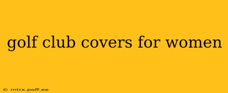 golf club covers for women