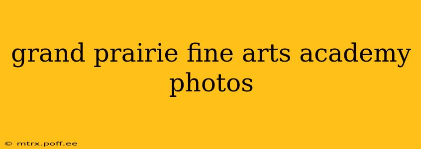 grand prairie fine arts academy photos