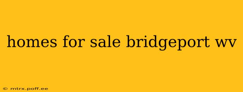 homes for sale bridgeport wv