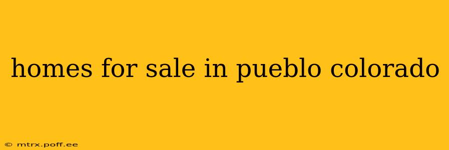 homes for sale in pueblo colorado