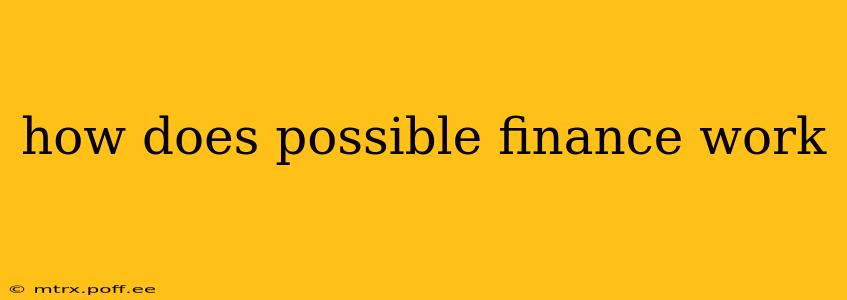 how does possible finance work