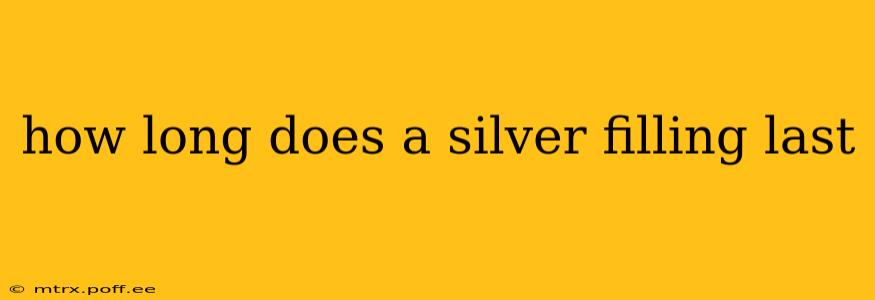 how long does a silver filling last