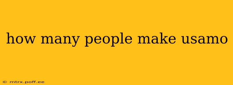how many people make usamo