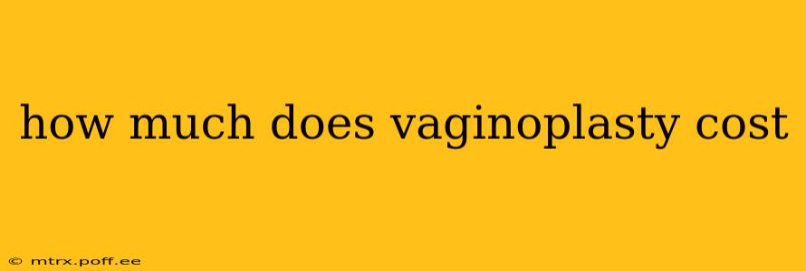 how much does vaginoplasty cost