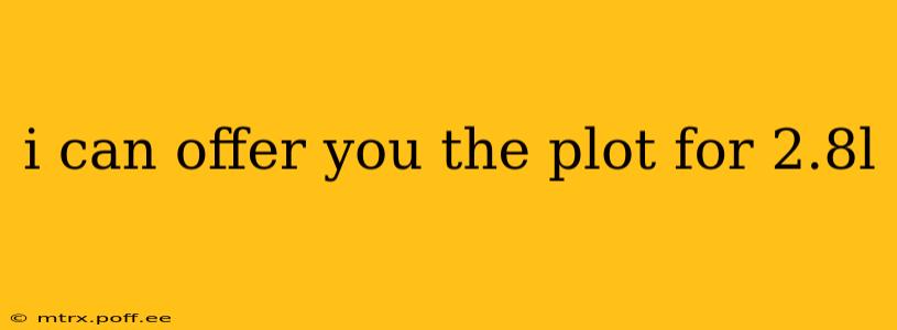 i can offer you the plot for 2.8l