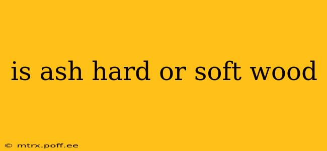 is ash hard or soft wood