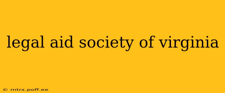 legal aid society of virginia