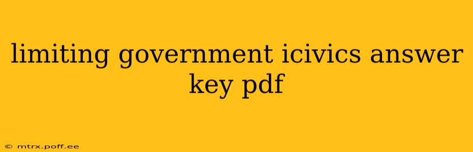 limiting government icivics answer key pdf