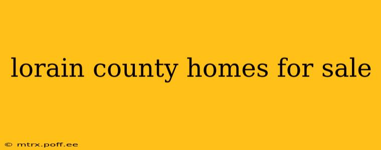 lorain county homes for sale