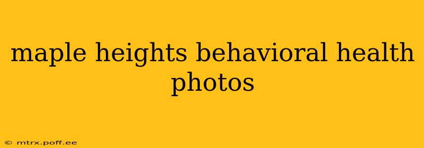 maple heights behavioral health photos
