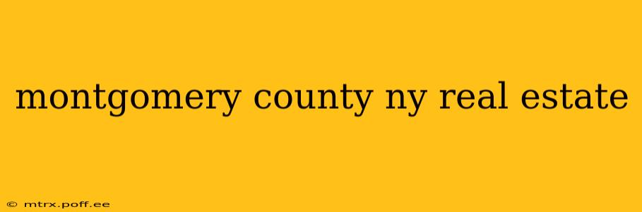 montgomery county ny real estate