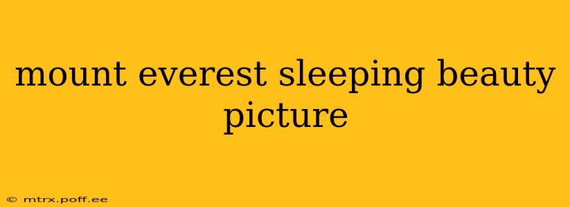 mount everest sleeping beauty picture
