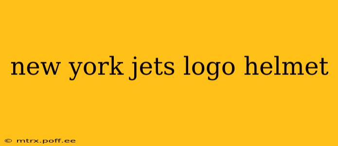 new york jets logo helmet