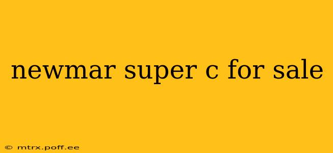 newmar super c for sale