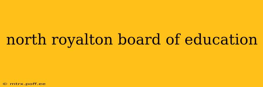 north royalton board of education