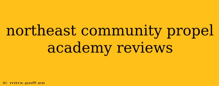 northeast community propel academy reviews