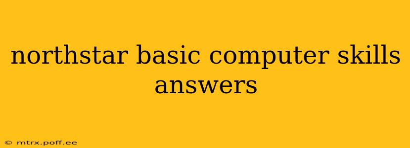 northstar basic computer skills answers