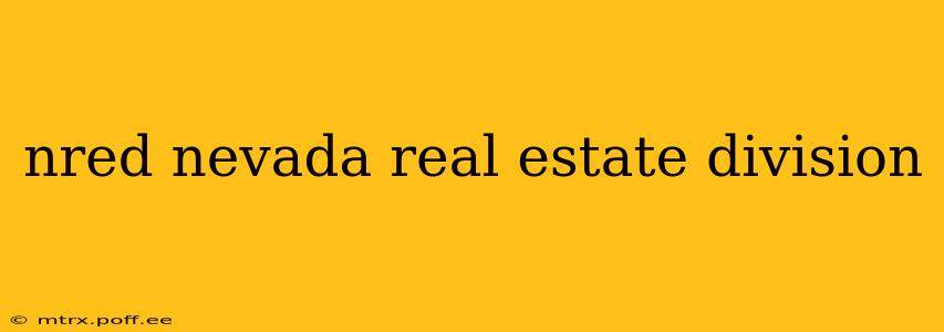 nred nevada real estate division