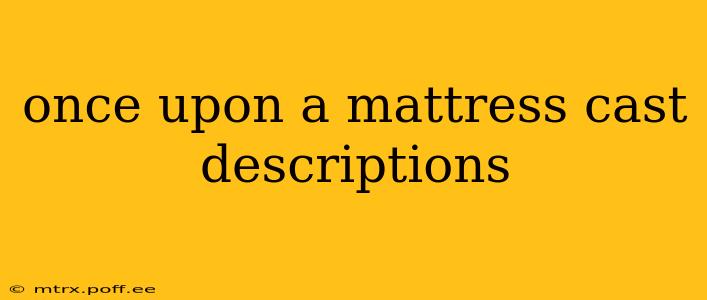 once upon a mattress cast descriptions