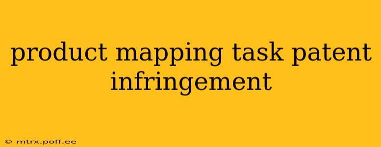 product mapping task patent infringement