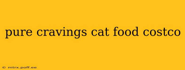 pure cravings cat food costco