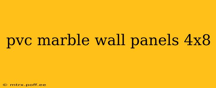 pvc marble wall panels 4x8