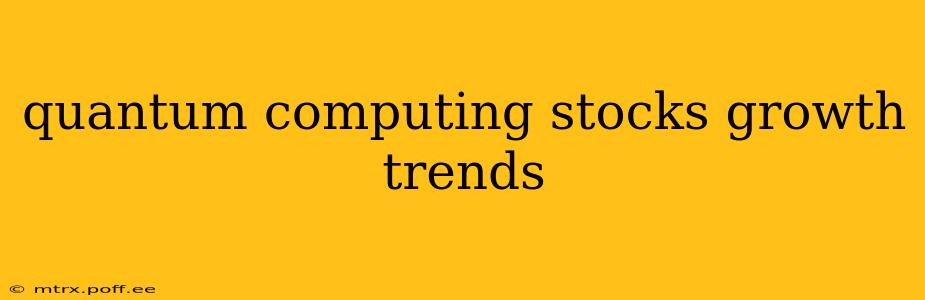 quantum computing stocks growth trends