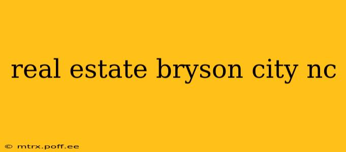 real estate bryson city nc